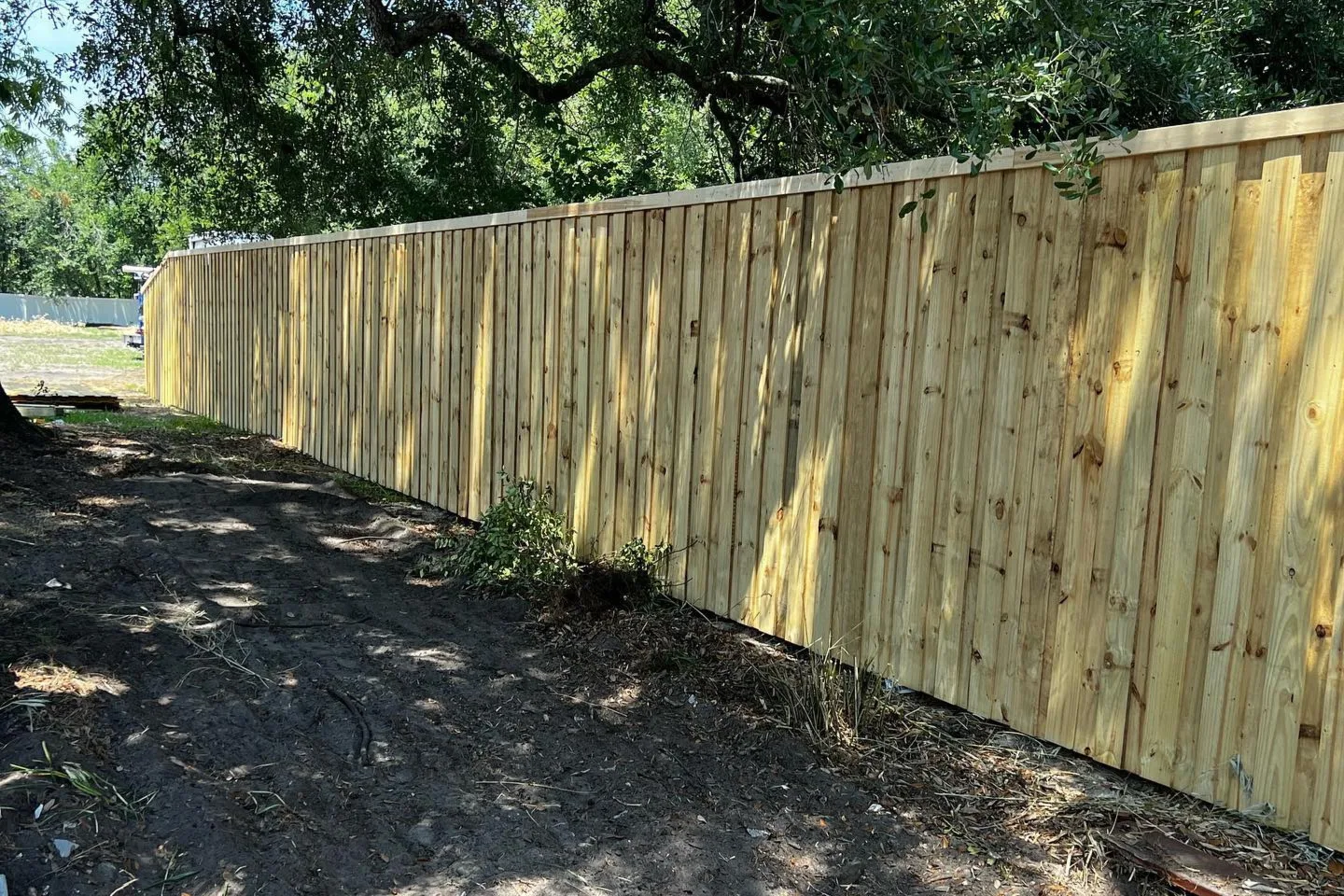 jacksonville residential wood fence installation